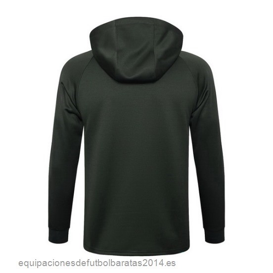 Nuevo Chaqueta Con Capucha Barcelona 23/24 Verde Marino Baratas